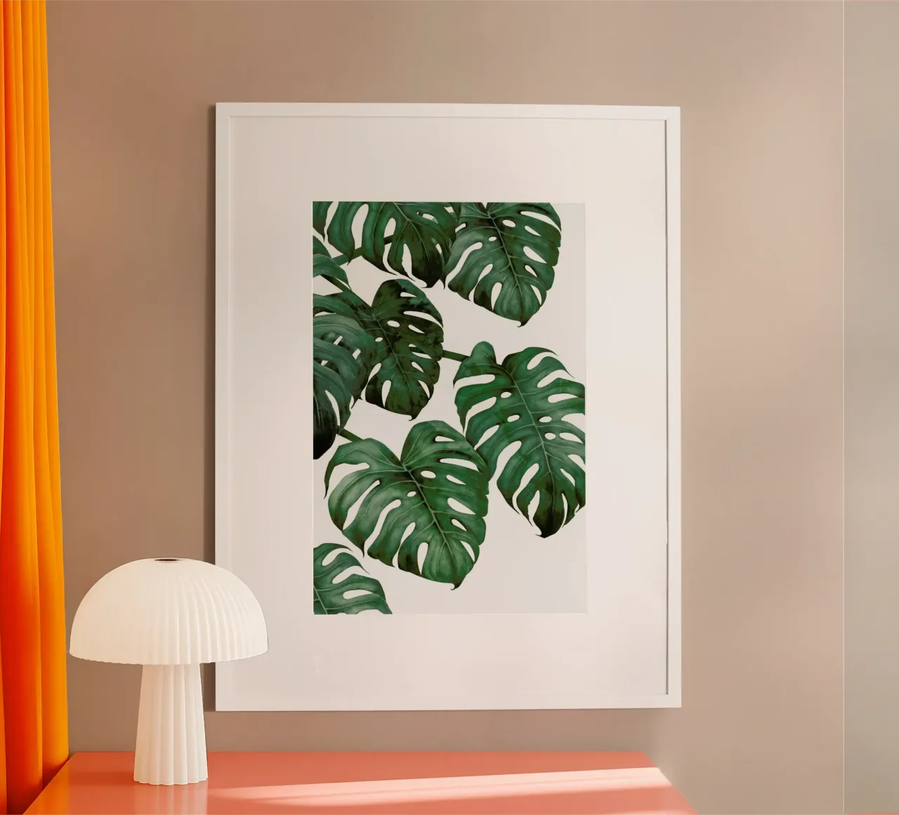 Tropical No. 6 poster con telaio in alluminio da typealive