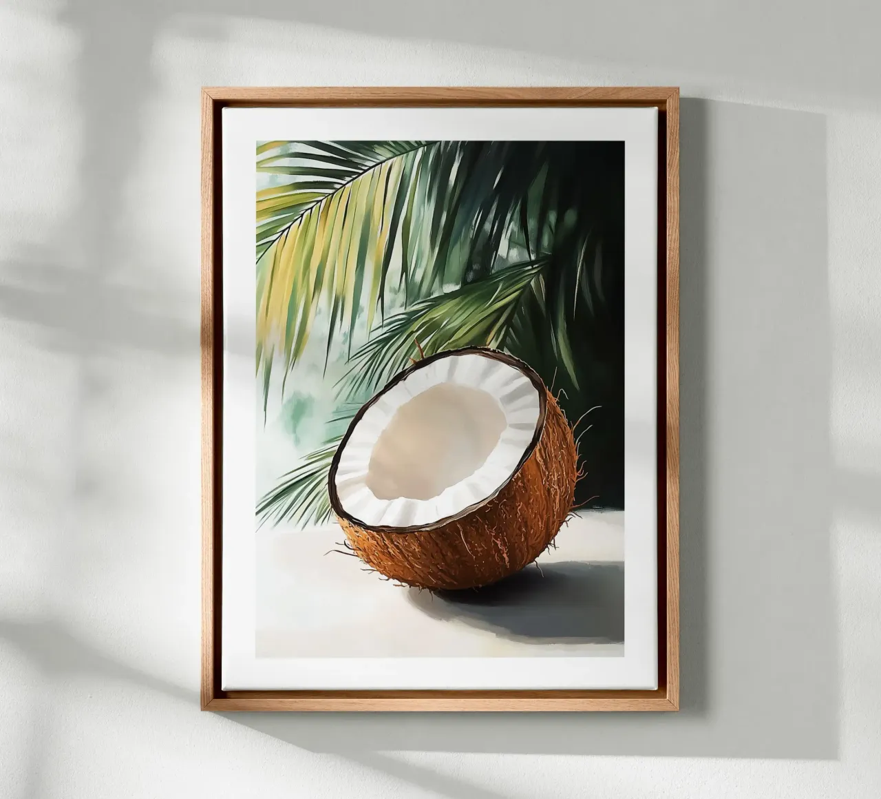 Ambiente Tropicale tela con Cornice a cassetta da Spice & Style