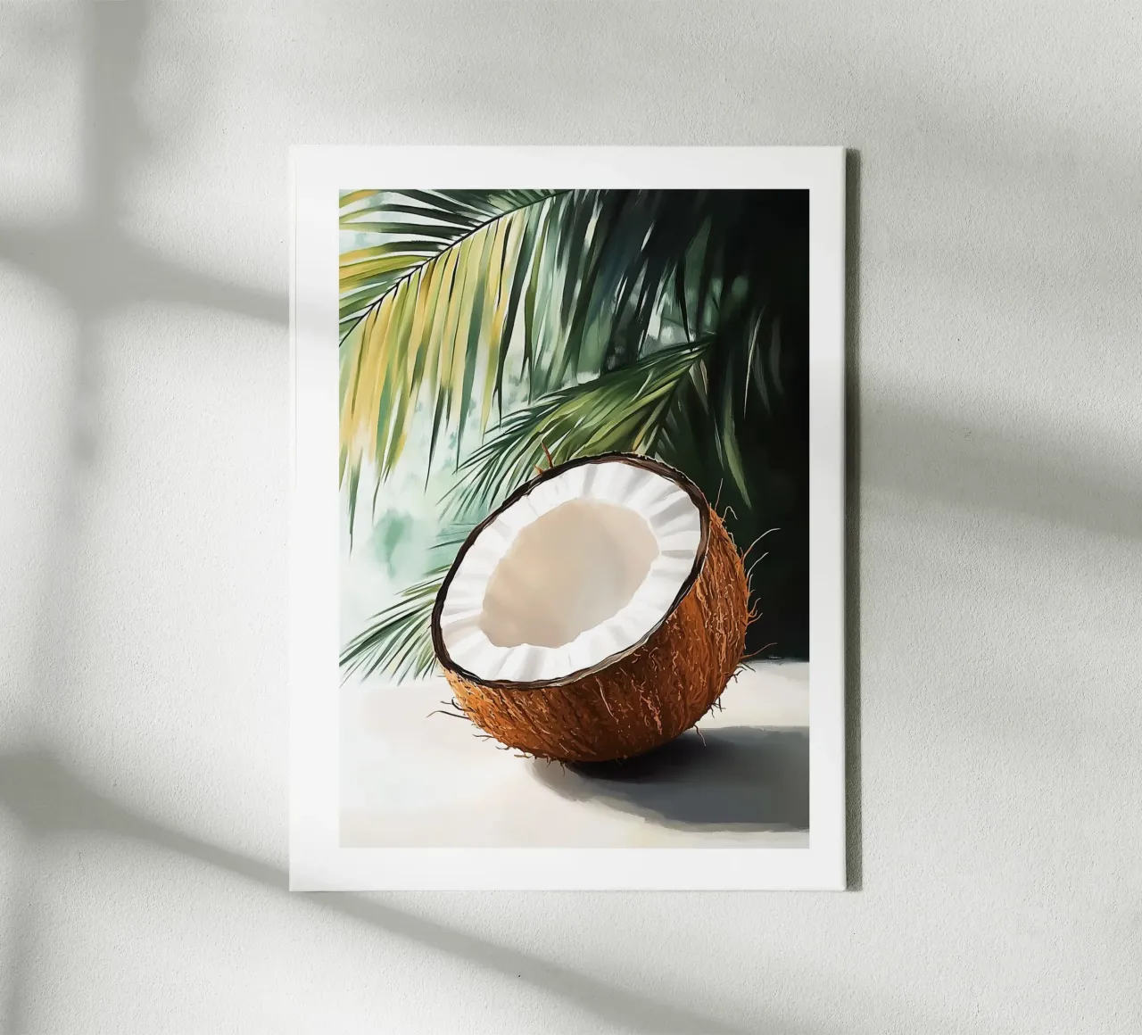 Ambiente Tropicale tela con Cornice a cassetta da Spice & Style