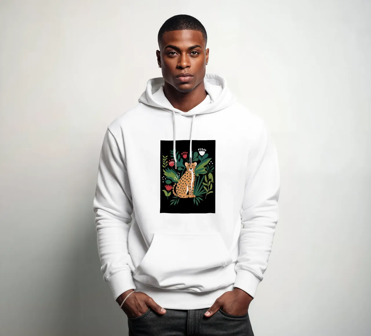 Majesté de la jungle sweat à capuche de Artie Shifa