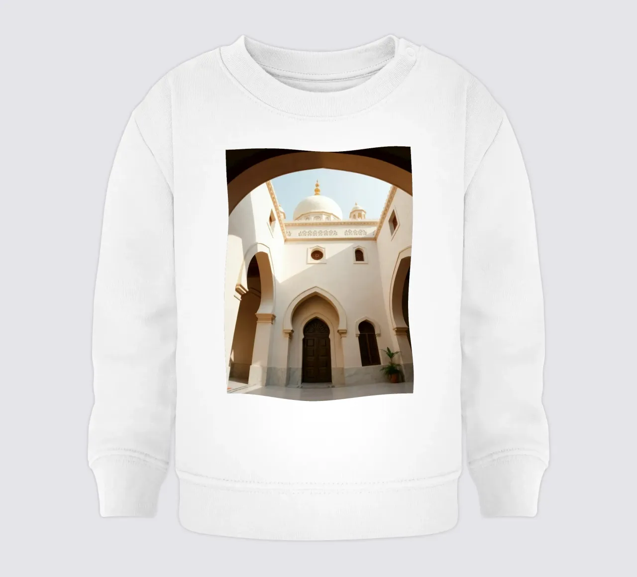 Beauté architecturale d'une conception traditionnelle dans une cour sereine sweat pour bébé de DesignDoodle