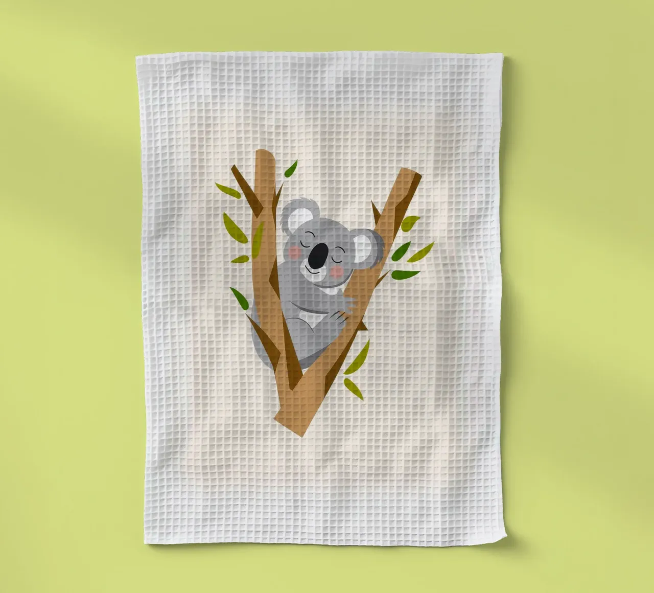 Koala Serenity tea towel by Artie Shifa