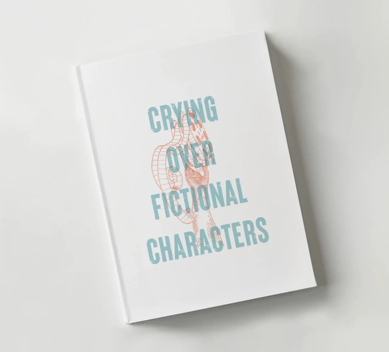 Crying over fictional characters notebook by Vintagrafica