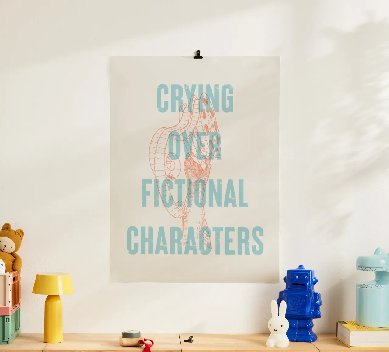 Crying over fictional characters hahnemühle by Vintagrafica