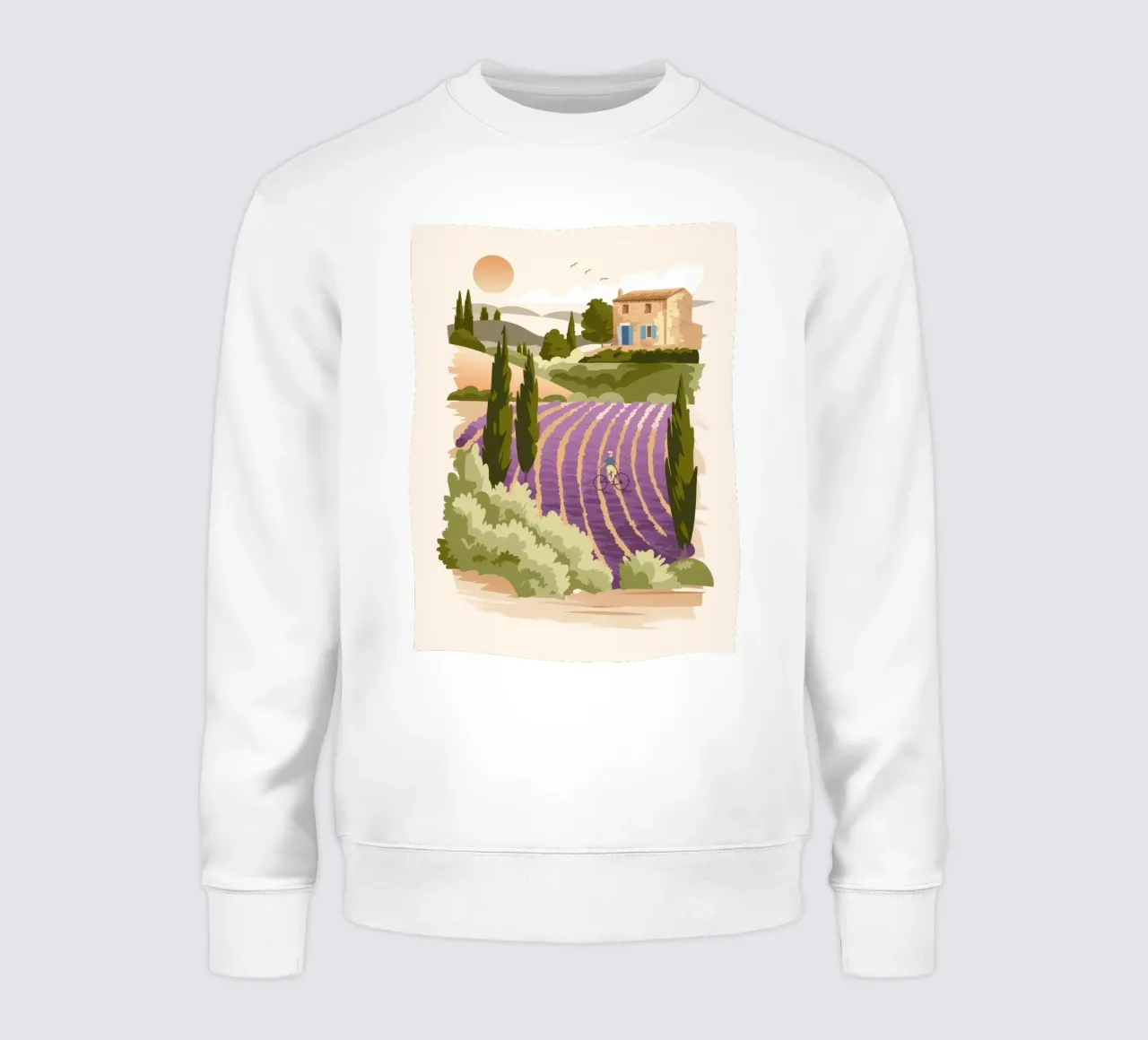 Campi di lavanda felpa da Artie Shifa