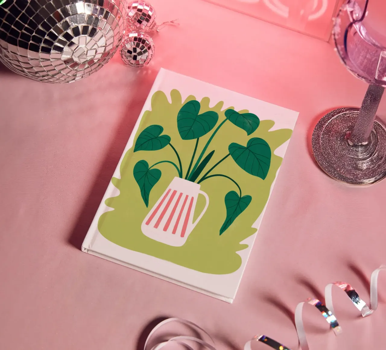 Leafy Vase notebook by Artie Shifa