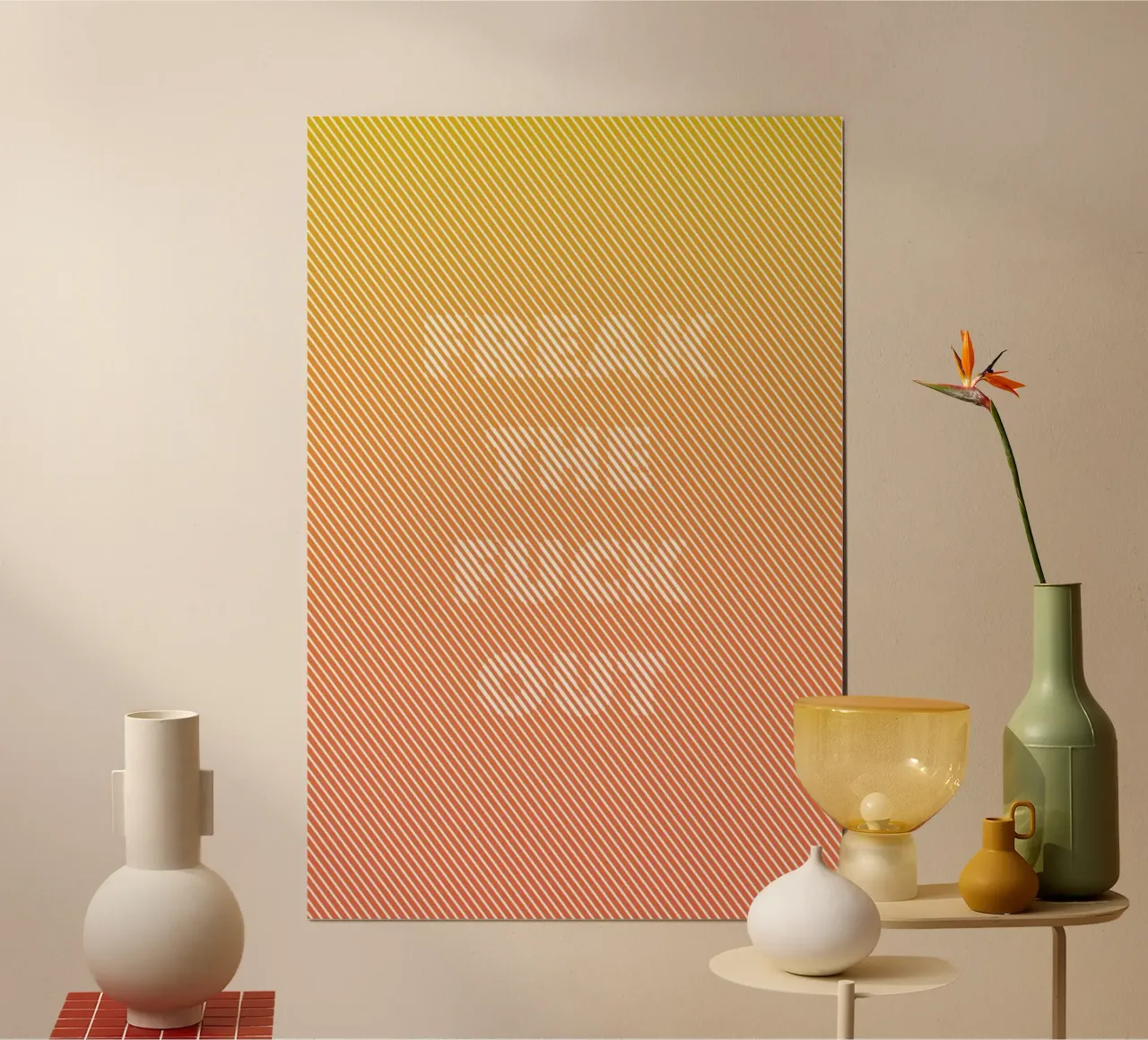 Freak poster con telaio in plastica da Chris Wharton