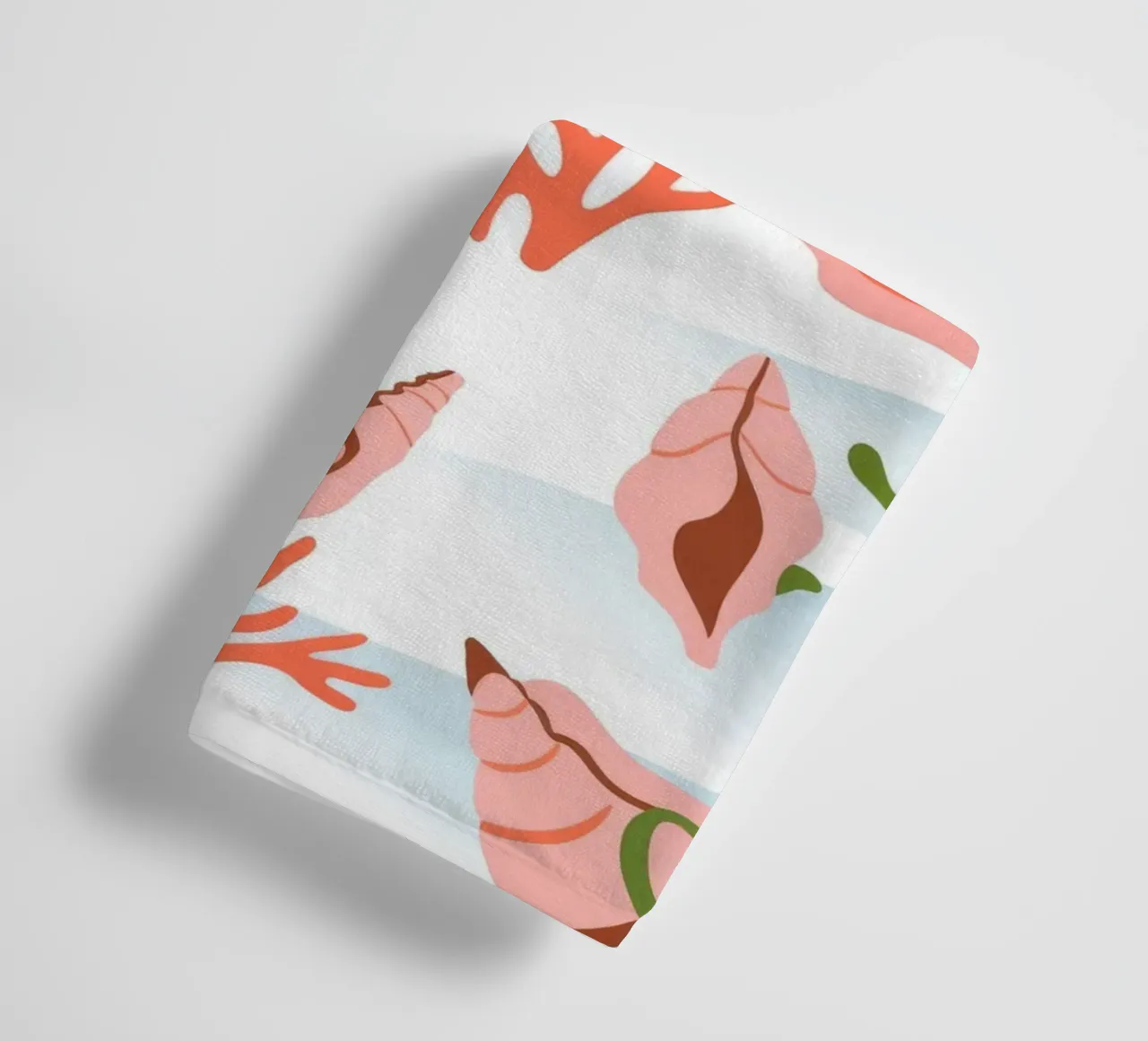 Marine Patterns towel by Artie Shifa