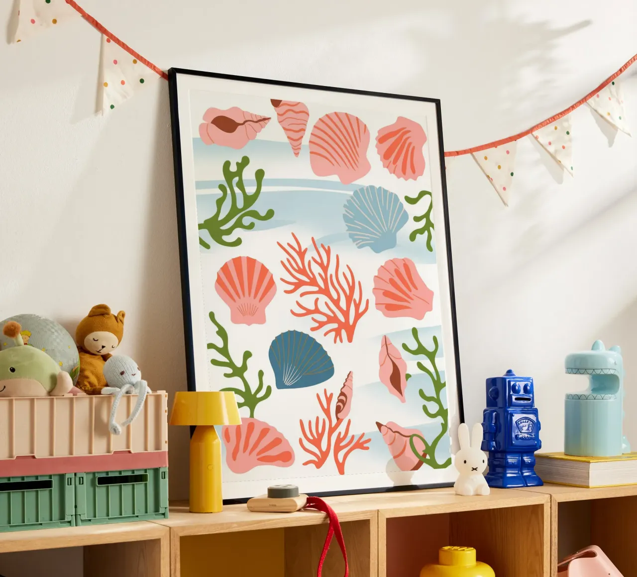 Modelli marini poster con telaio in alluminio da Artie Shifa