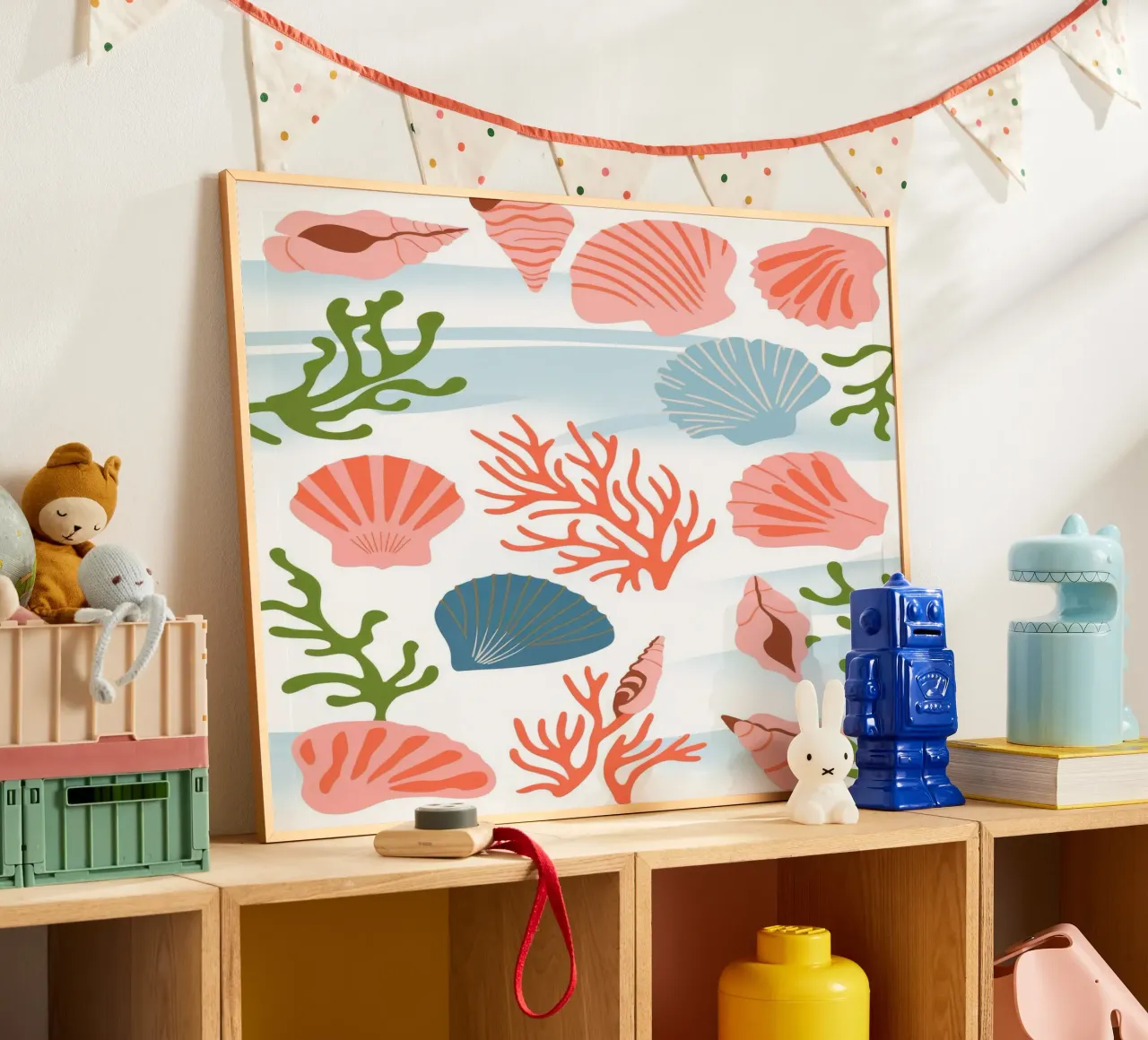 Modelli marini poster con telaio in alluminio da Artie Shifa
