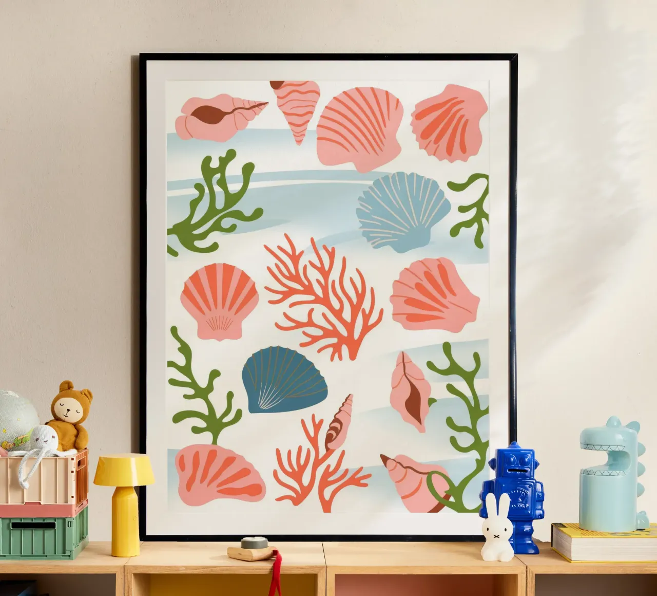 Modelli marini poster con telaio in alluminio da Artie Shifa