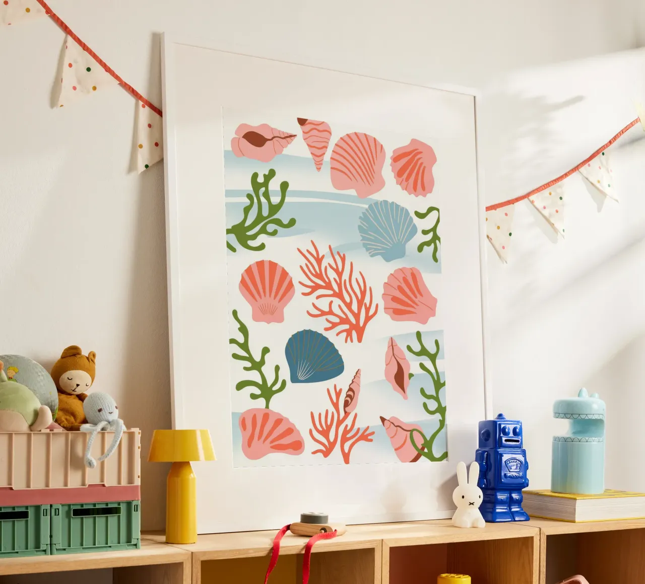 Modelli marini poster con telaio in alluminio da Artie Shifa