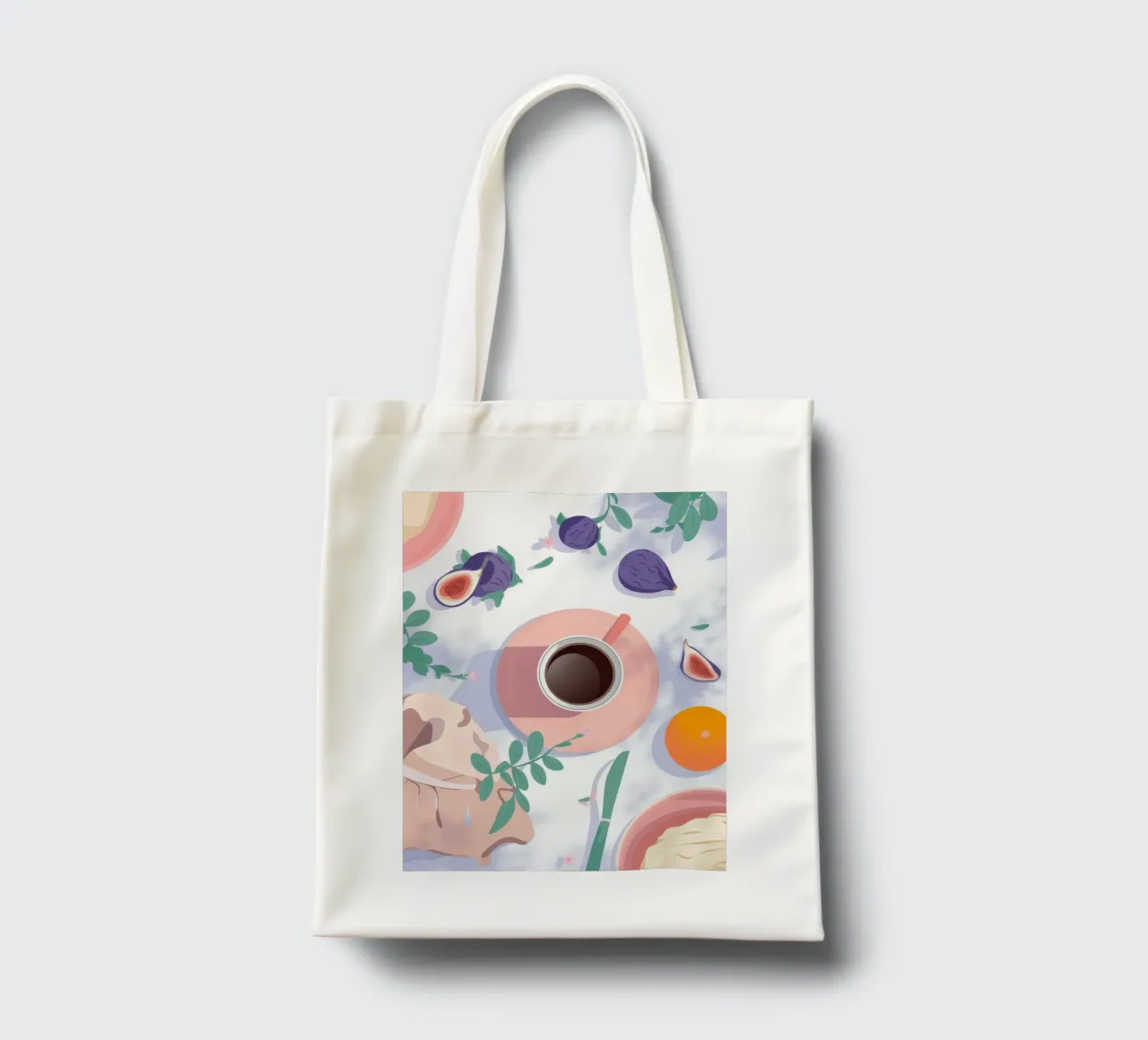 Morning Feast tote bag by Artie Shifa