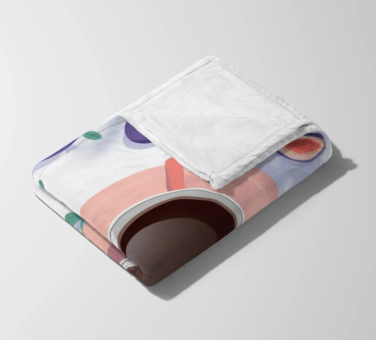 Morning Feast fleece blanket by Artie Shifa