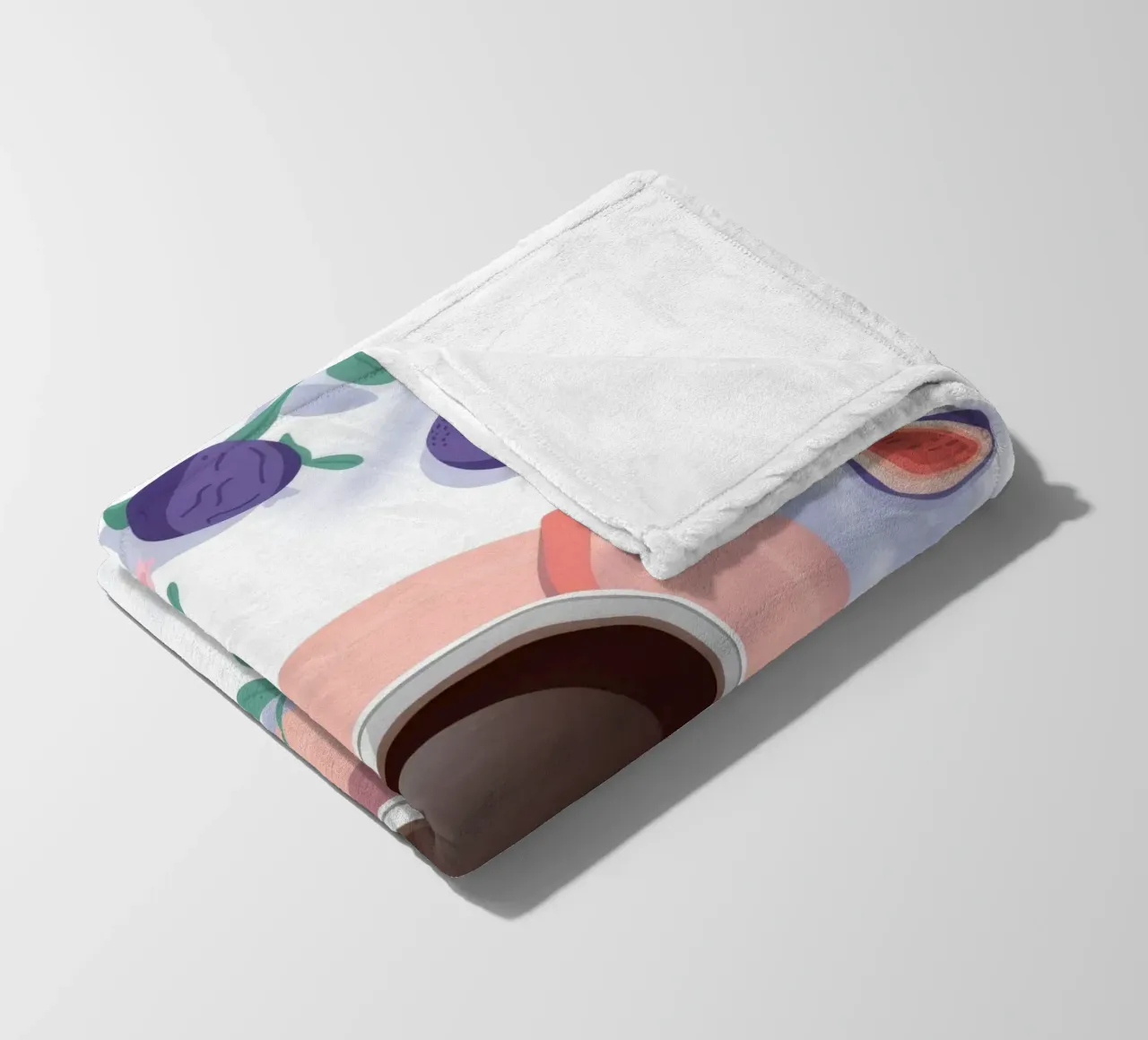 Morning Feast fleece blanket by Artie Shifa