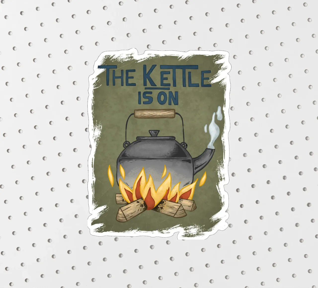 The Kettle is on adesivo da Nora Back