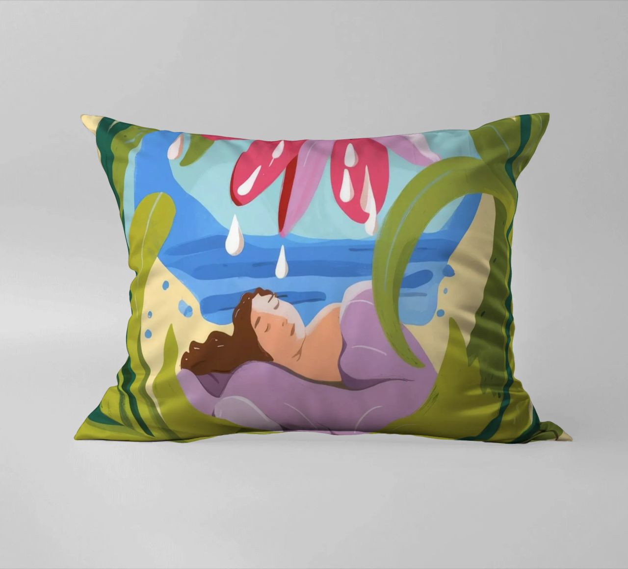 L'étreinte de la nature coussin de Artie Shifa