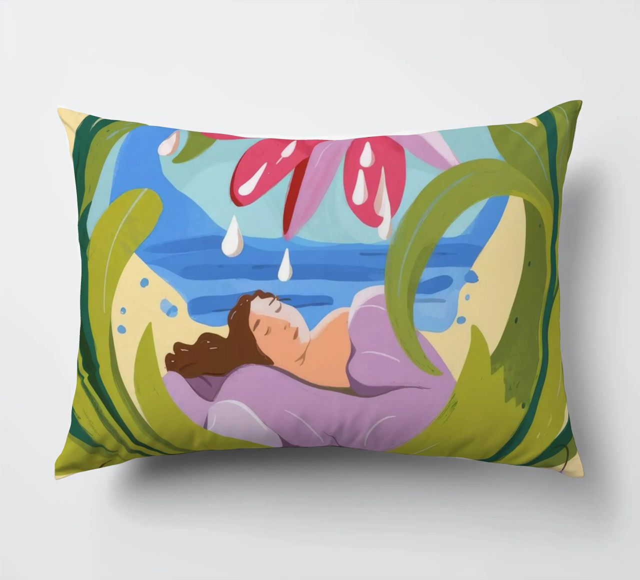 L'étreinte de la nature coussin de Artie Shifa