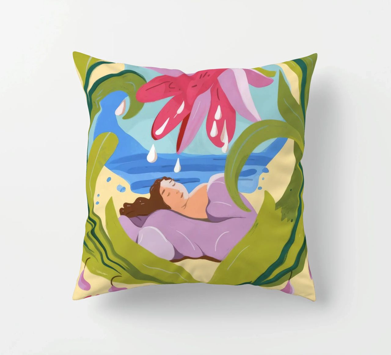 L'étreinte de la nature coussin de Artie Shifa