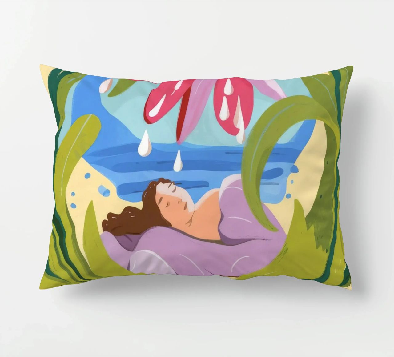 L'étreinte de la nature coussin de Artie Shifa