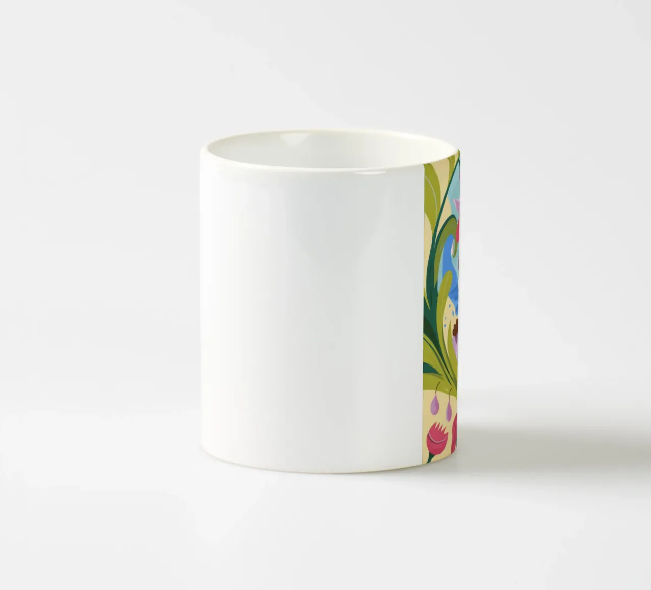 L'abbraccio della natura tazza in ceramica da Artie Shifa