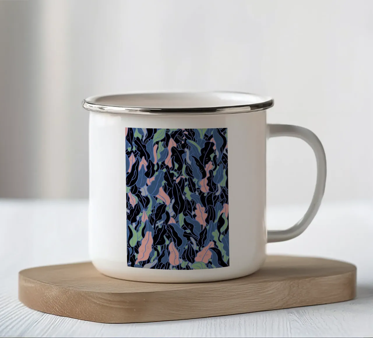 Under the Sea taza de esmalte de Laura O'Connor