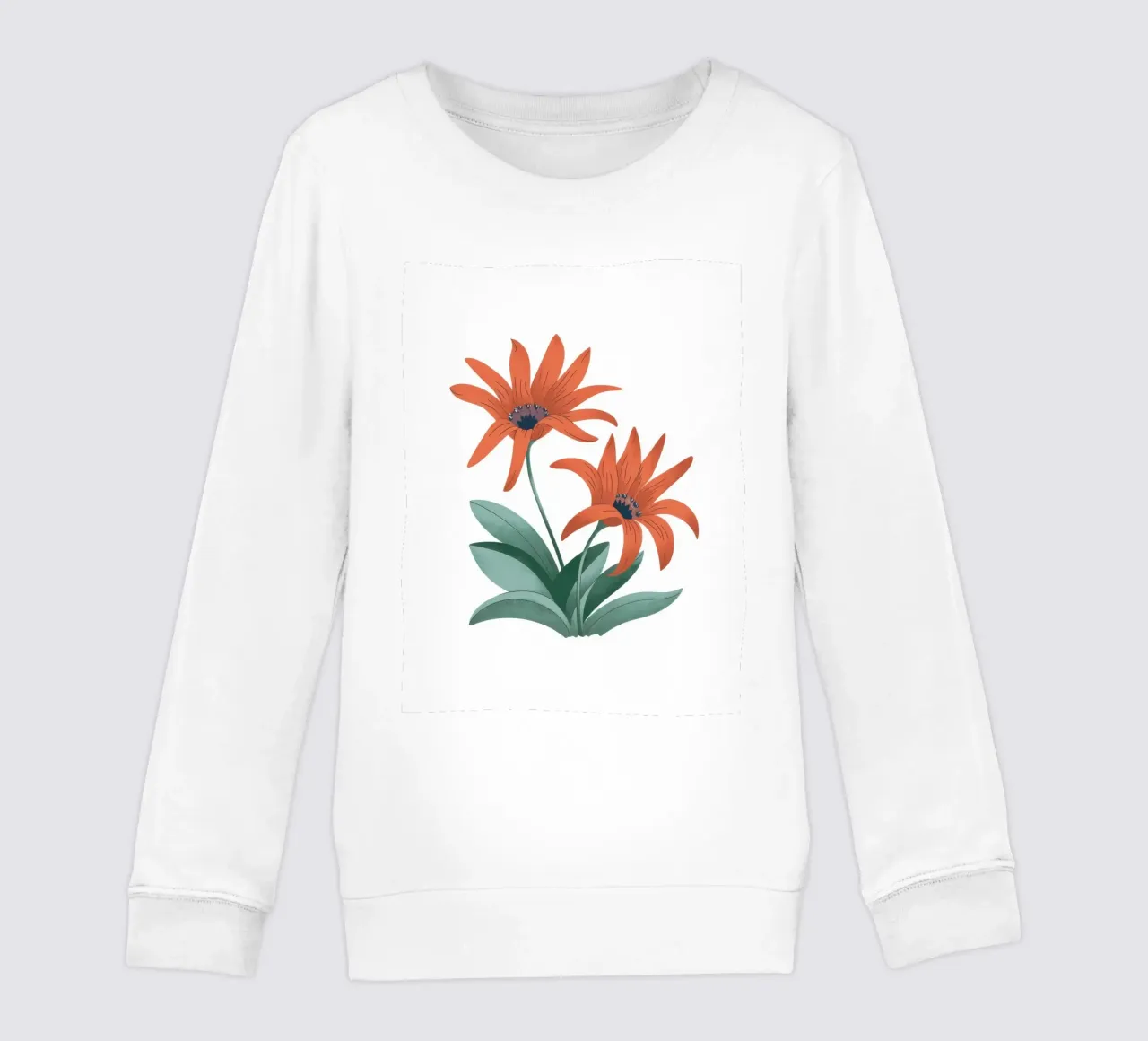 Fiori d'arancio felpa bambino da Artie Shifa