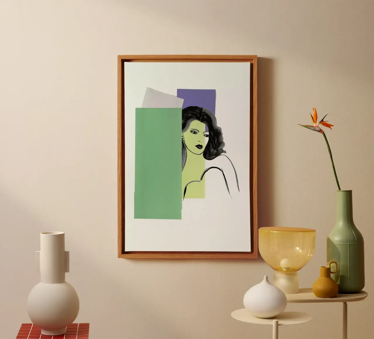 Sunday Afternoon canvas by Rococco LA