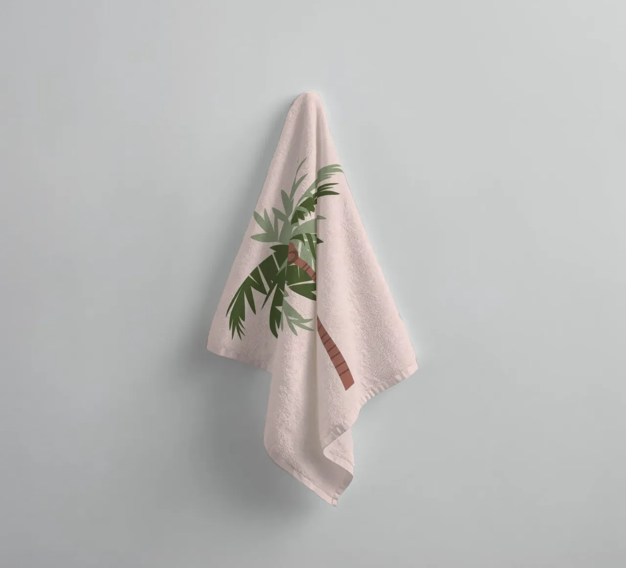 Solitude des palmiers serviette de bain de Artie Shifa
