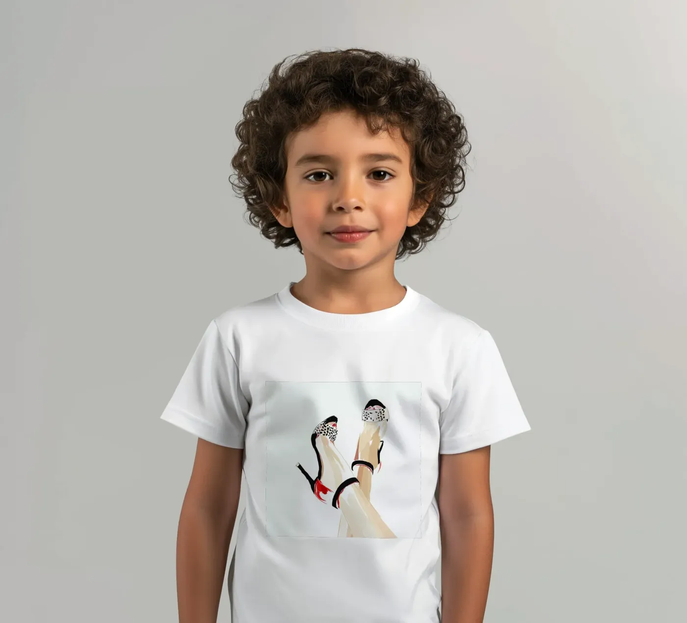 Chic Legs t-shirt bambini da Kateřina Bažantová