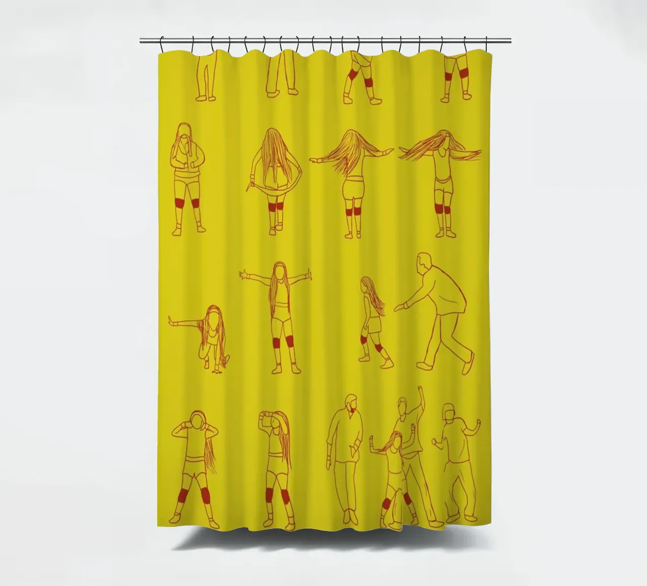 Little Miss Sunshine - Super Freak Duschvorhang von Niege Borges
