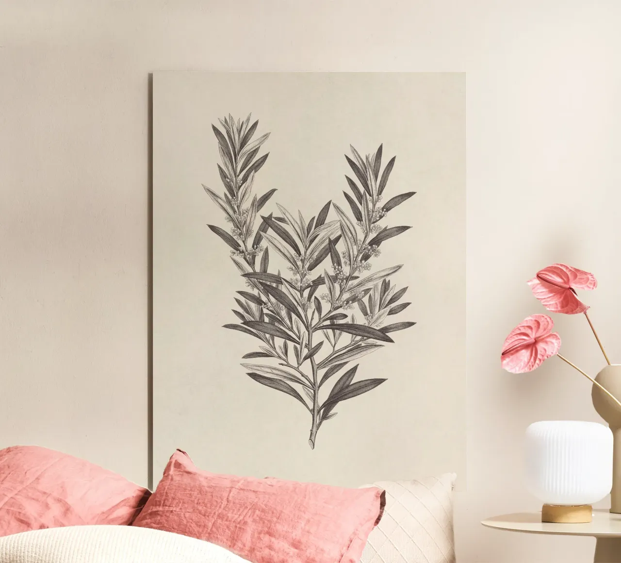 Olive Branch Sketch no. 4 alluminio dibond da apoloprints
