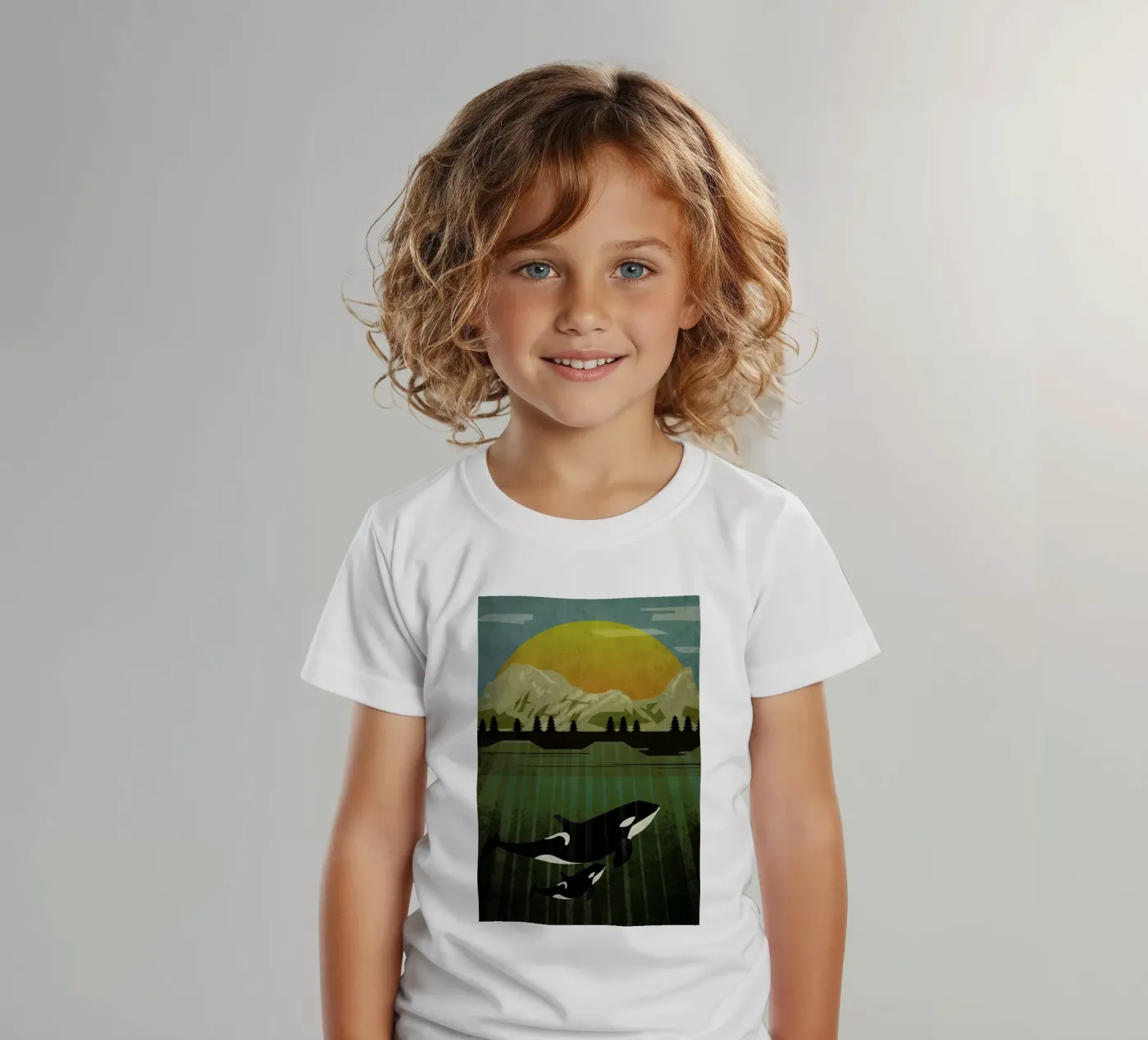 Orka t-shirt bambini da Sabrina Ziegenhorn