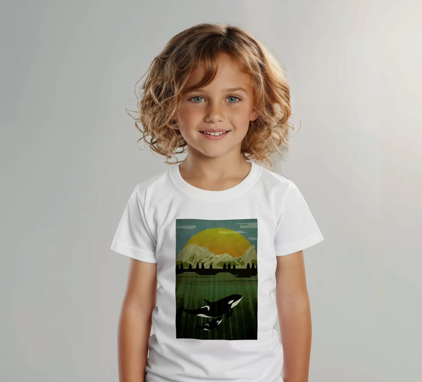 Orka t-shirt bambini da Sabrina Ziegenhorn