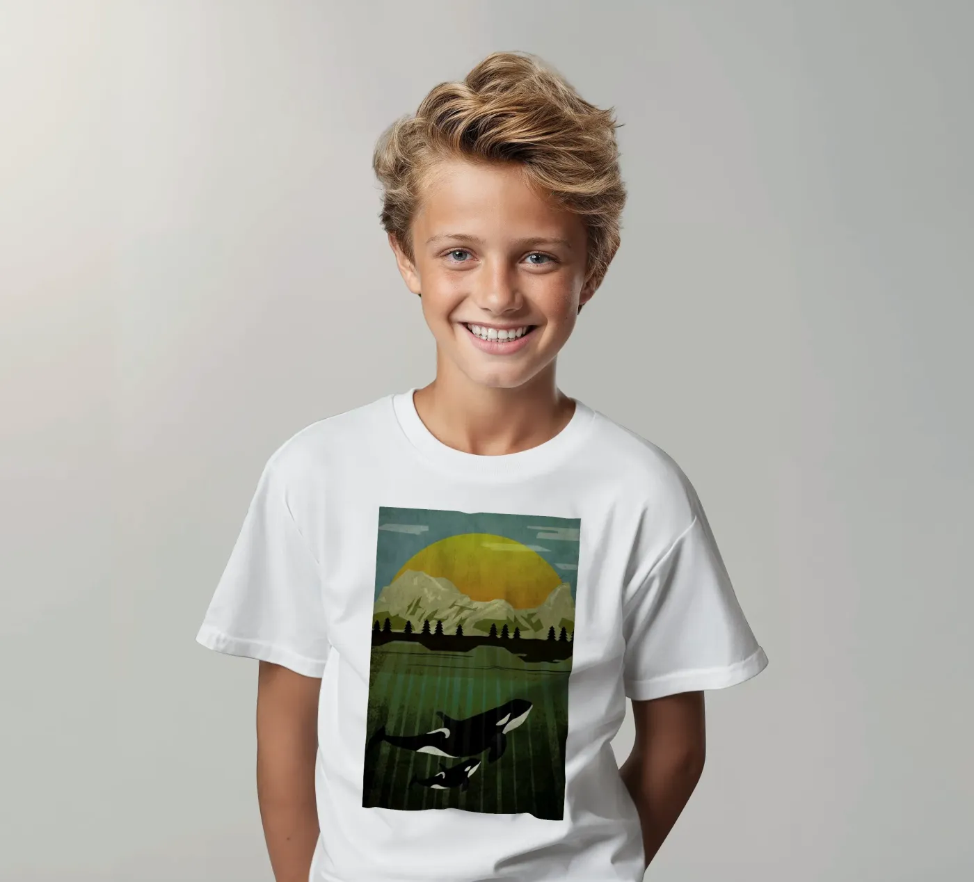 Orka t-shirt bambini da Sabrina Ziegenhorn