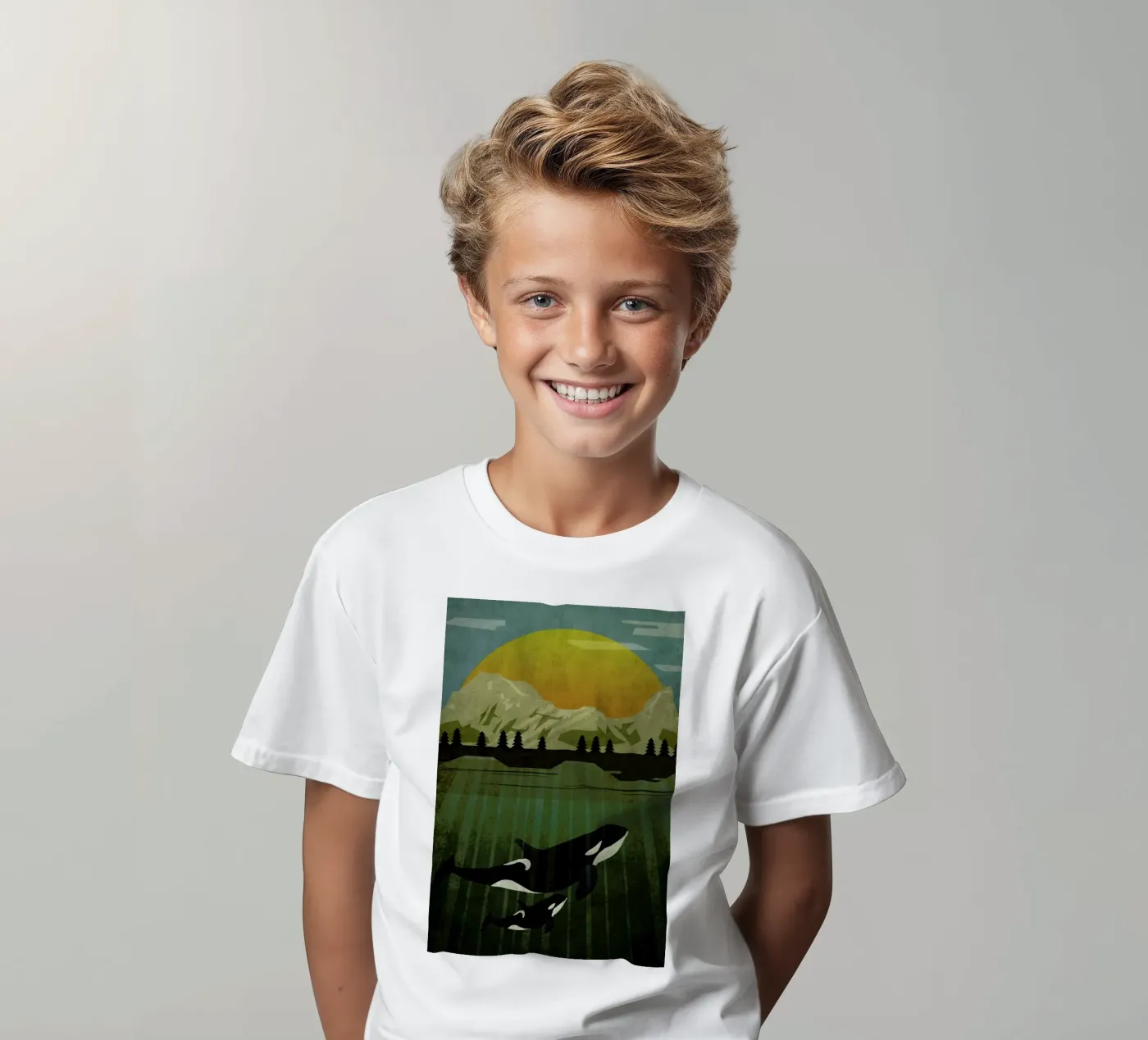 Orka t-shirt bambini da Sabrina Ziegenhorn