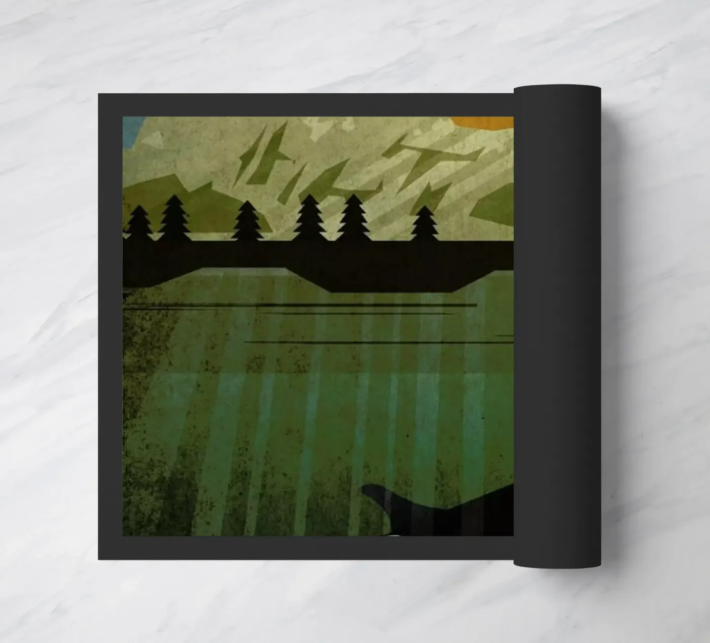 Orka Fußmatte von Sabrina Ziegenhorn