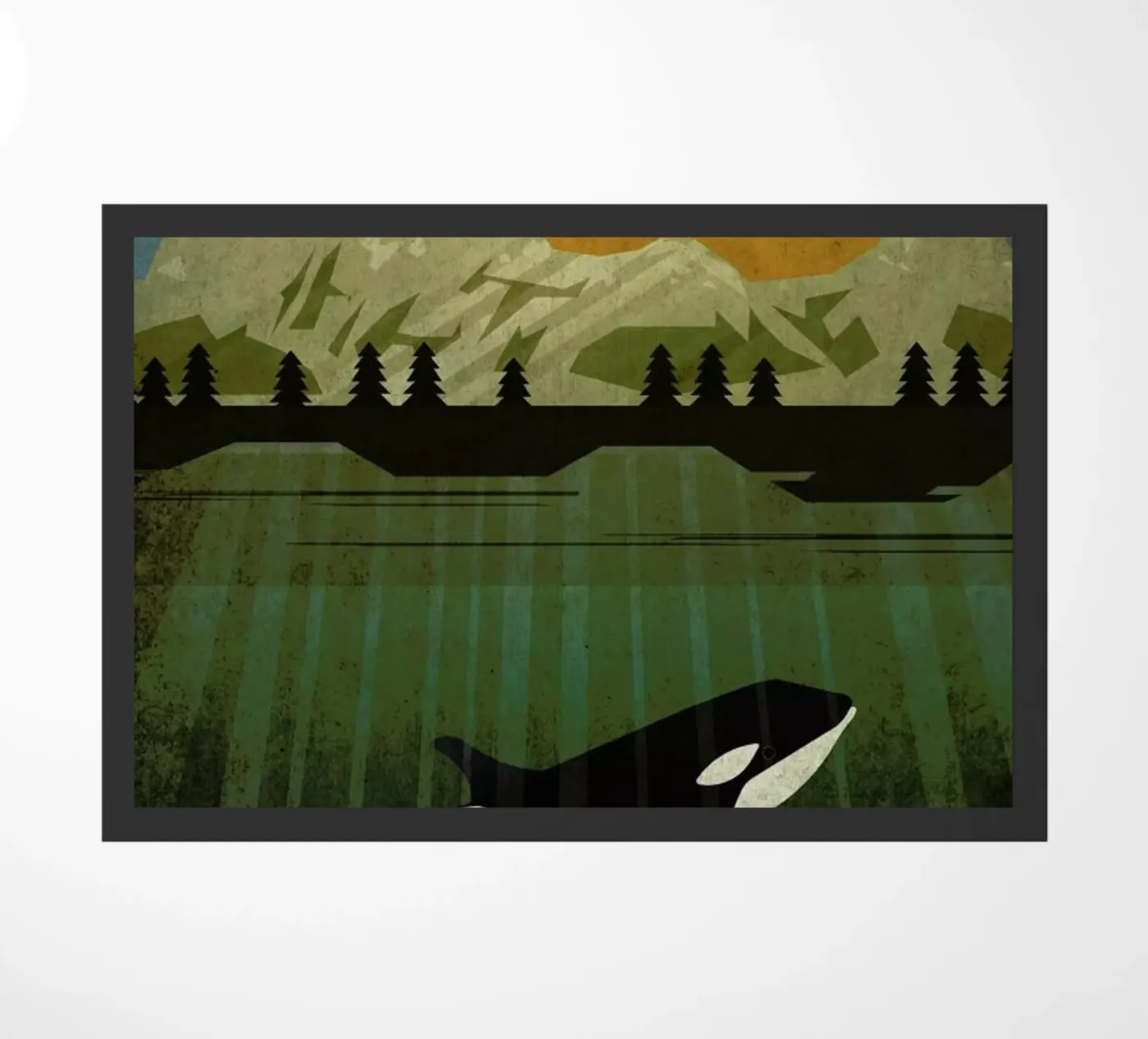 Orka doormat by Sabrina Ziegenhorn