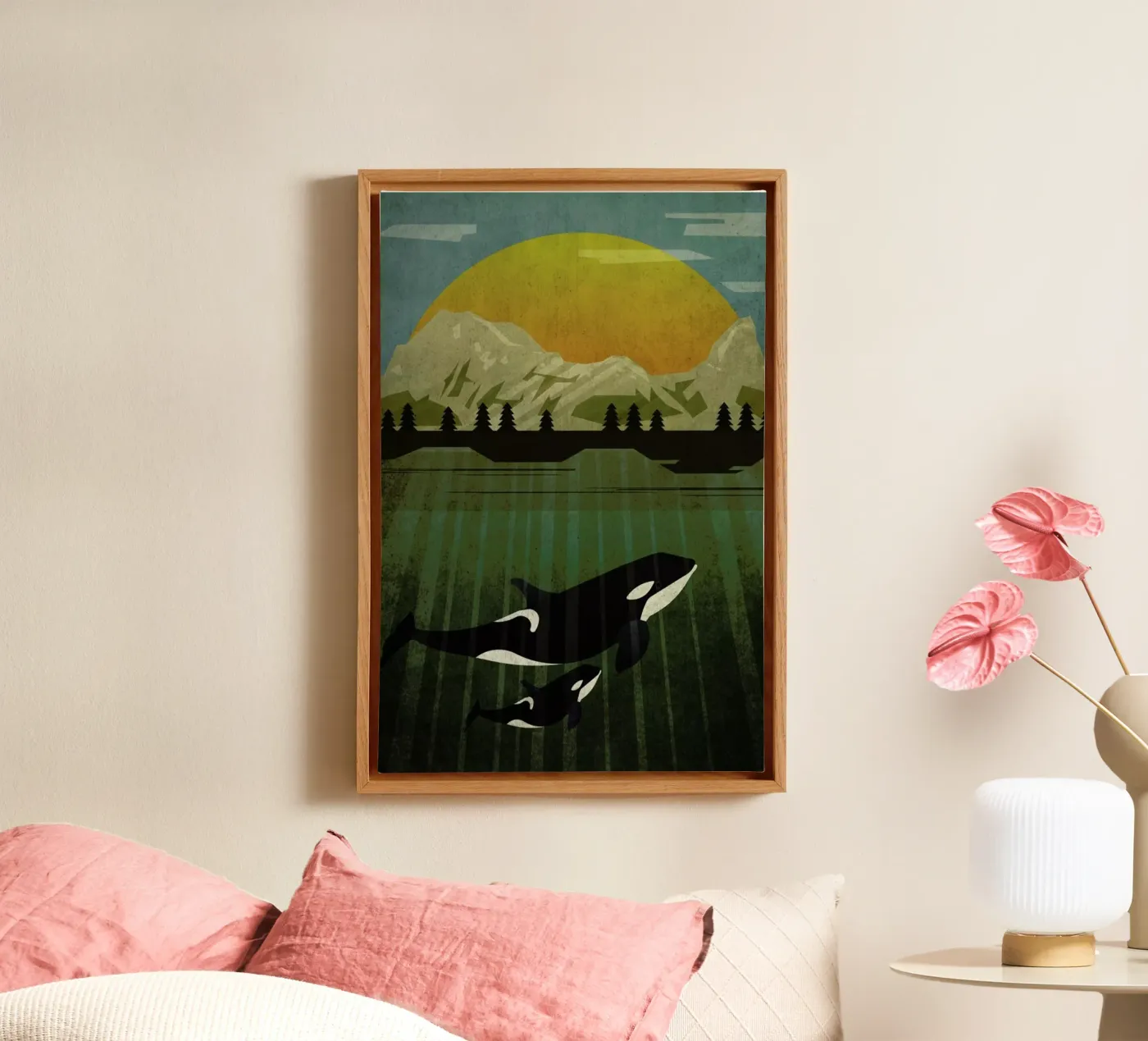 Orka canvas by Sabrina Ziegenhorn