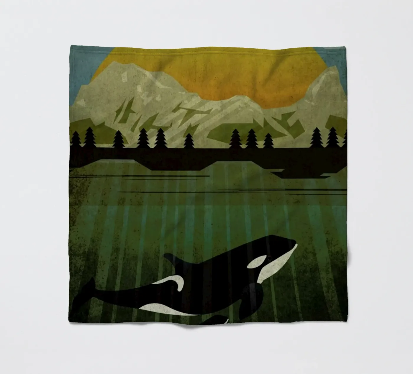 Orka Fleecedecke von Sabrina Ziegenhorn