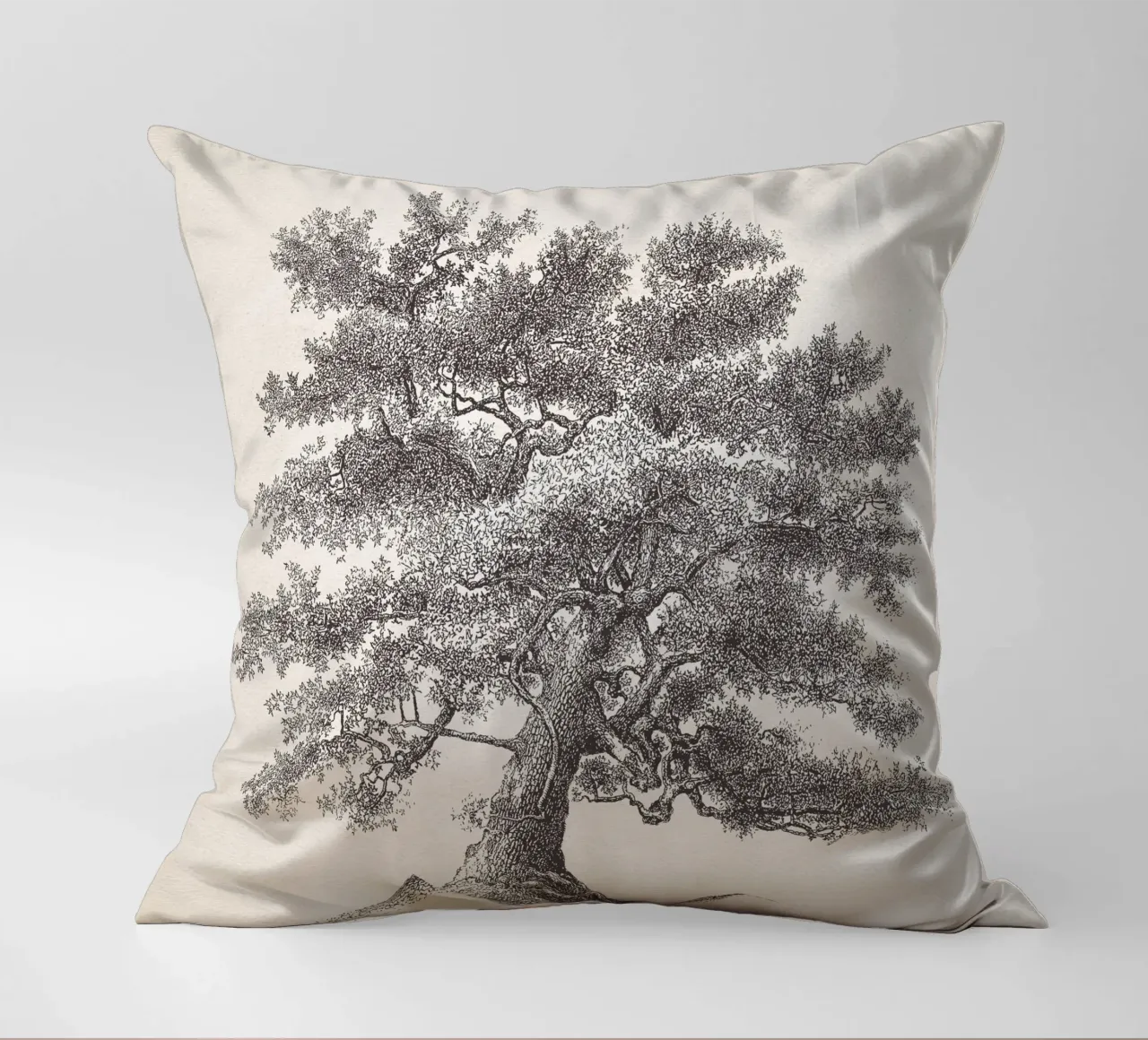 Tree Sketch - Oak cuscino da apoloprints