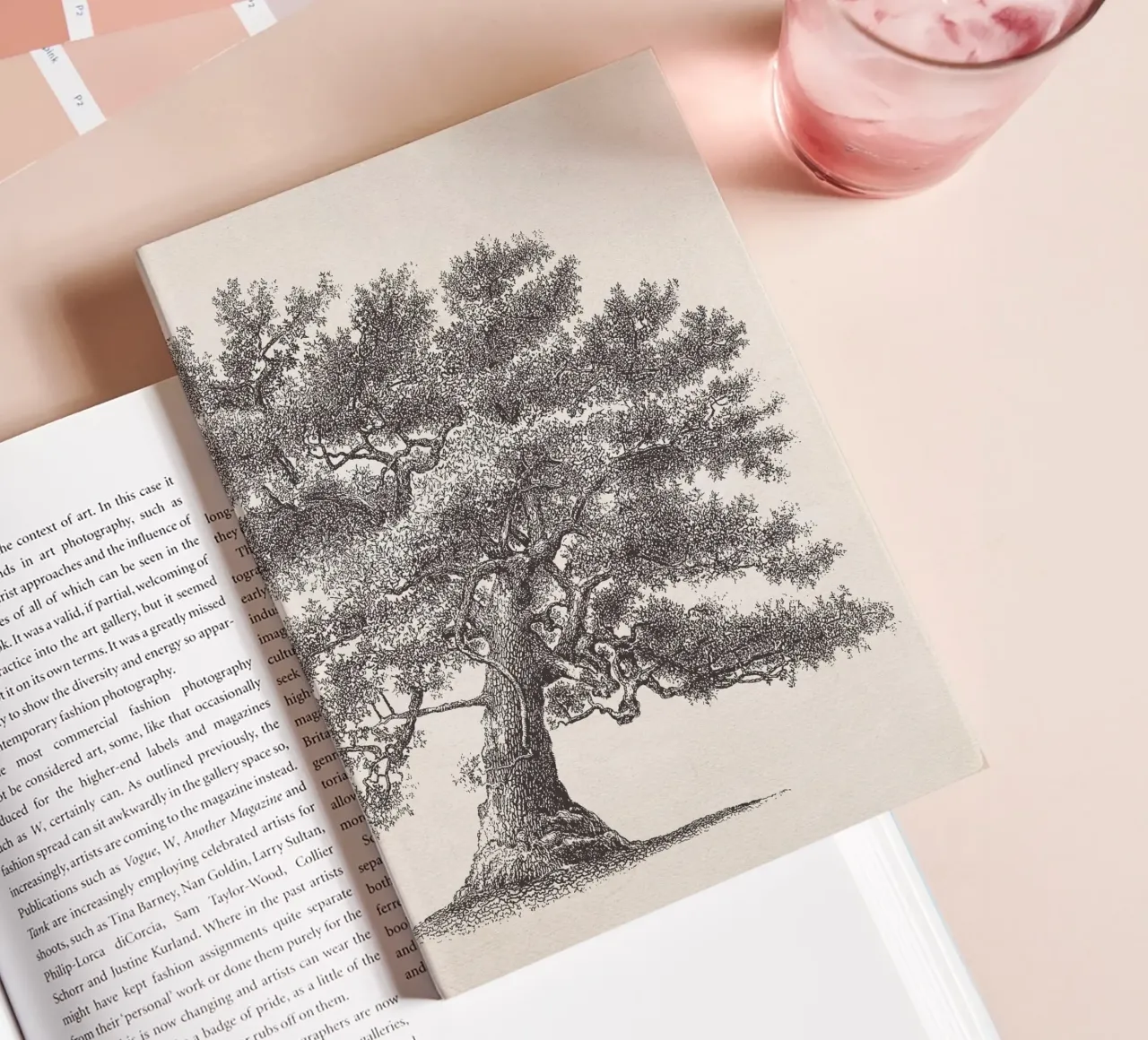 Tree Sketch - Oak notebook by apoloprints