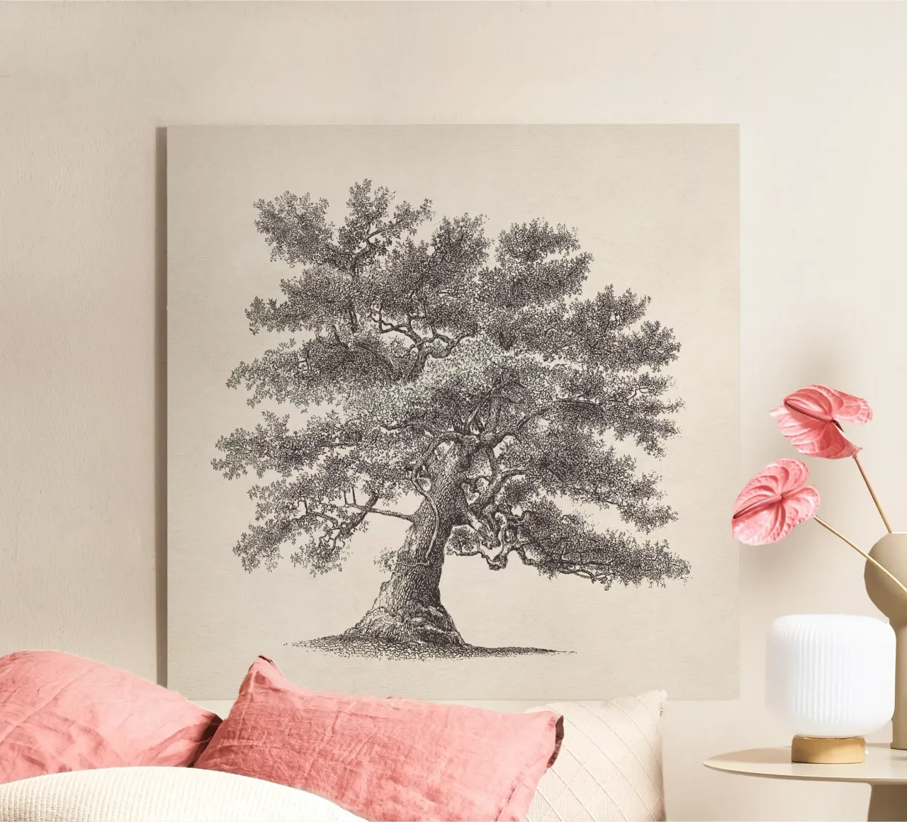 Tree Sketch - Oak plexiglass da apoloprints