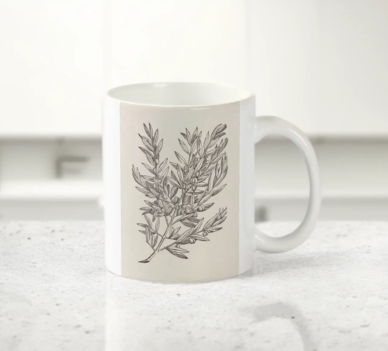 Olive Branch Sketch no. 5 tazza in ceramica da apoloprints