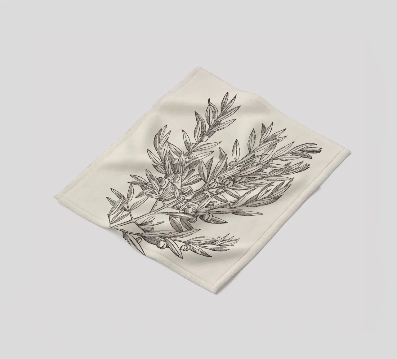 Olive Branch Sketch no. 5 coperta in pile da apoloprints