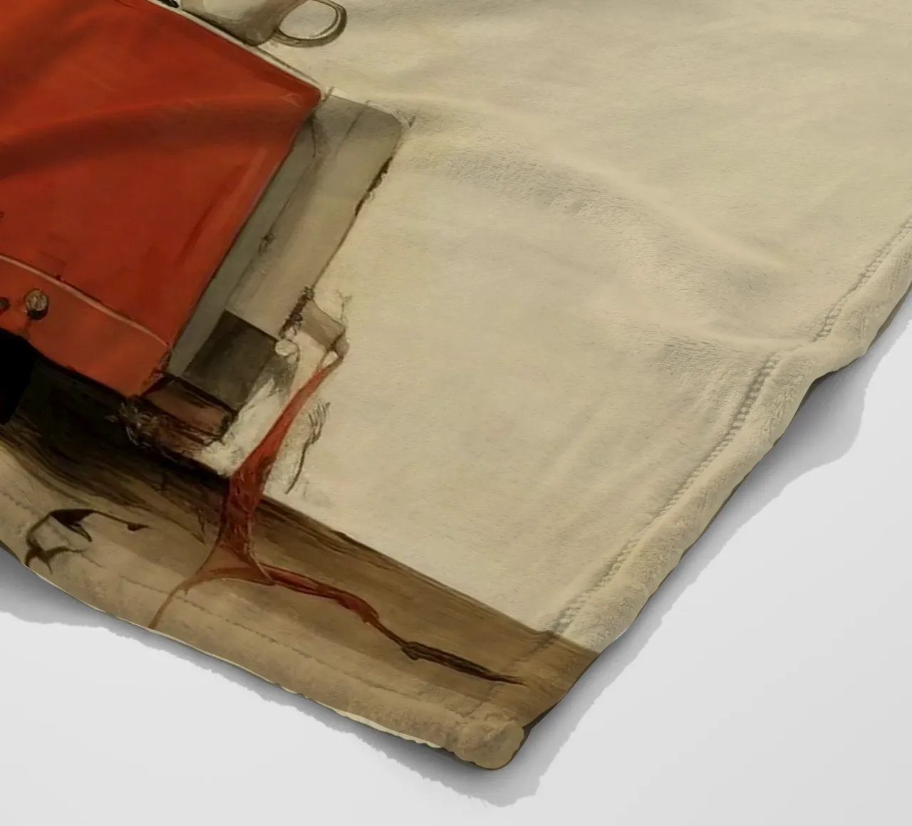 Opossum minimo 3 coperta in pile da Minimal Animal Art