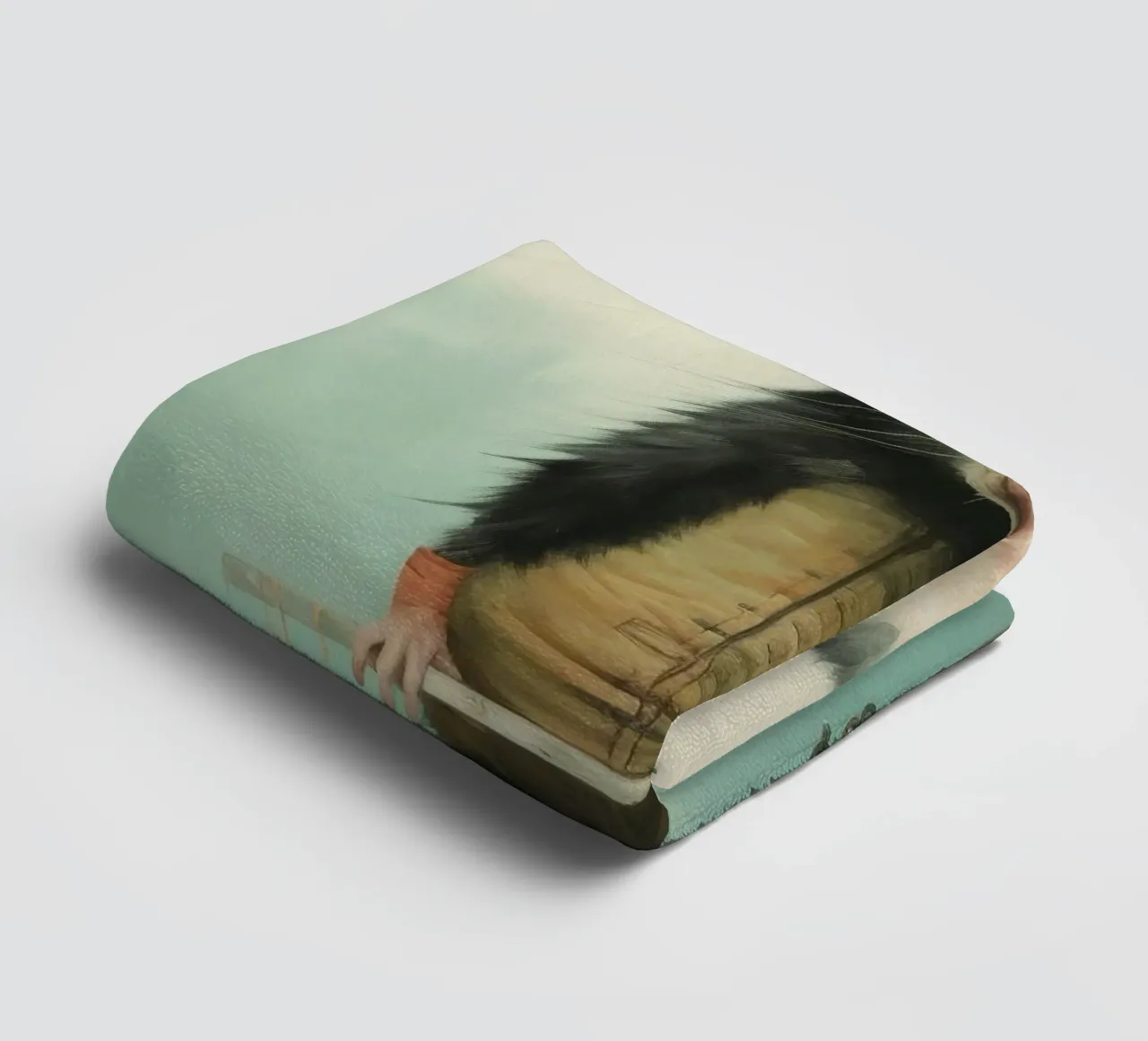 Opossum minimo 4 asciugamano da bagno da Minimal Animal Art