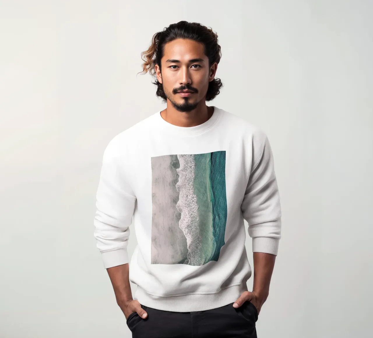 Ocean Waves 1 felpa da Airpixels