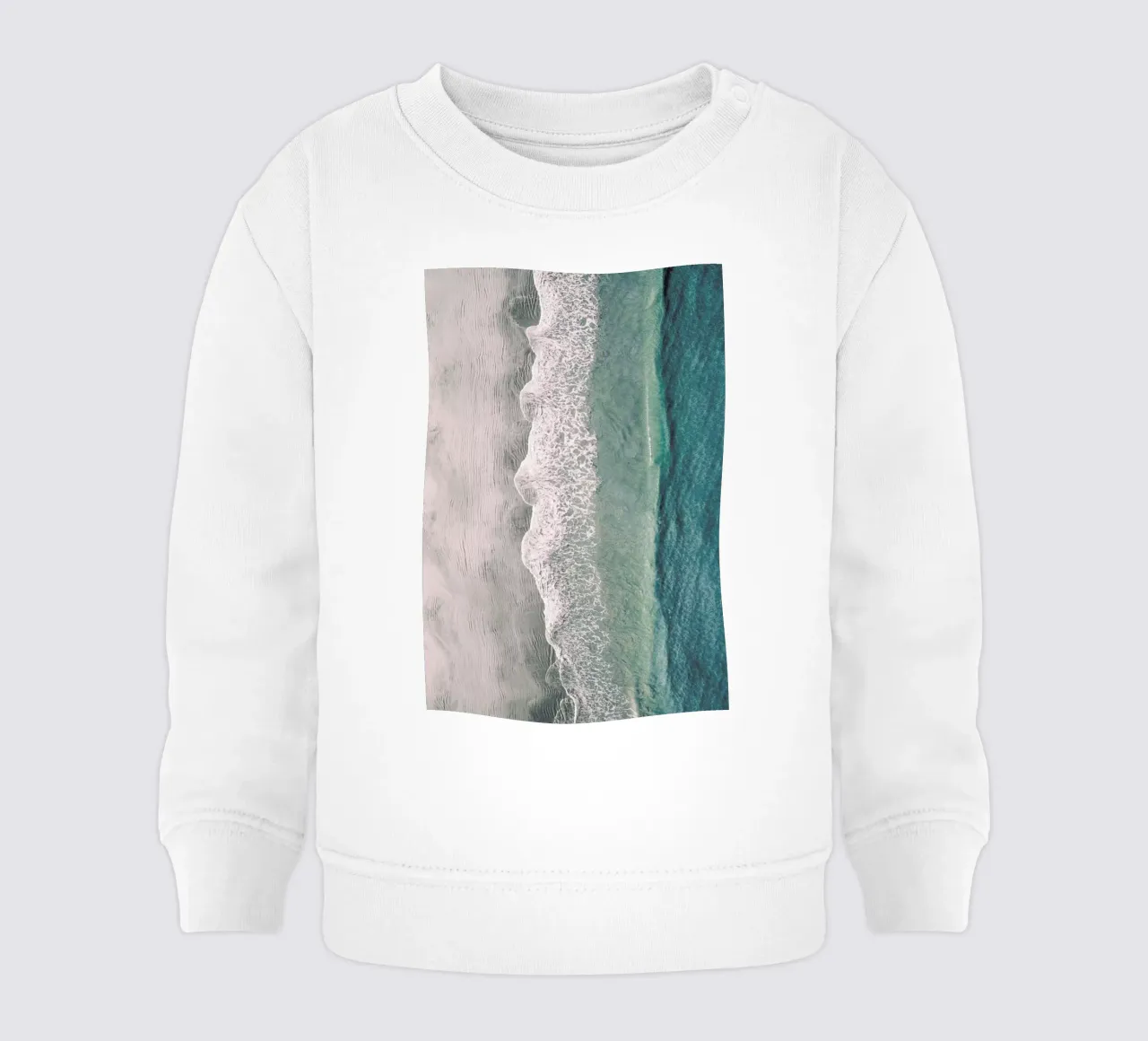 Ocean Waves 1 felpa neonato da Airpixels