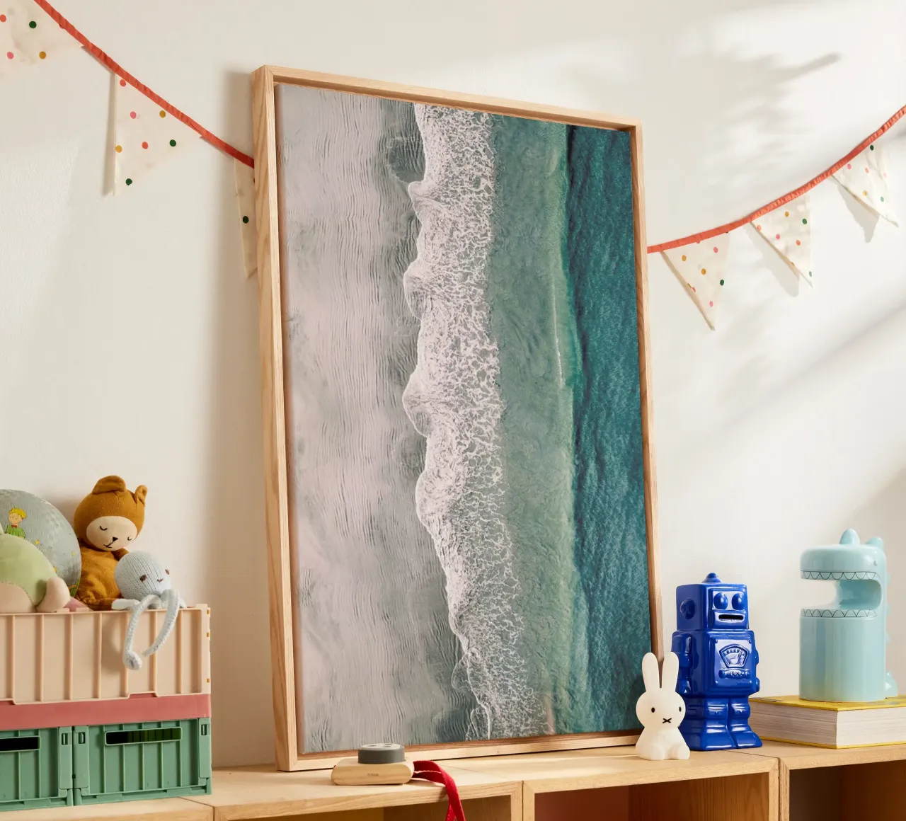 Ocean Waves 1 canvas by Airpixels